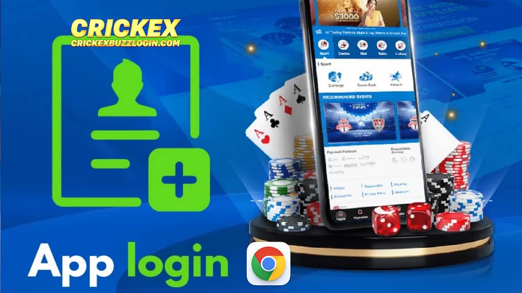 Crickex app login Chrome browser